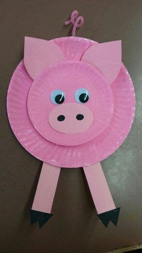 Pig Paper Plate Craft Charlottes Web Farm Theme Pig Crafts