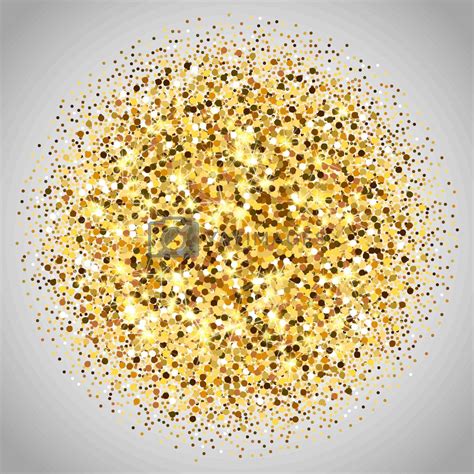 Royalty Free Vector Gold Glitter Vector Texture Golden Sparcle On