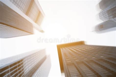 Skyscraper Business Office Buildings Motion Blur Stock Photo Image Of