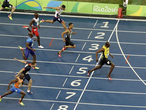 Usain Bolts Final 100 Meter Race There He Goes Wpsu