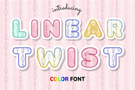 Linear Twist Font By Justtype · Creative Fabrica