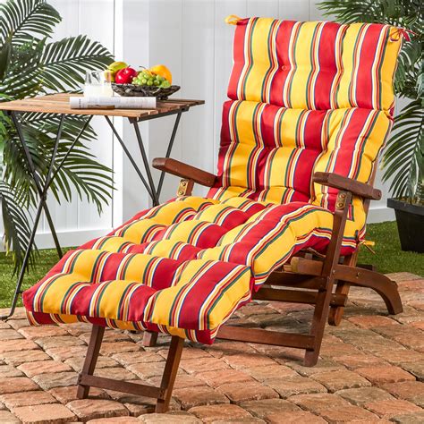 Shop Greendale Home Fashions Outdoor Carnival Chaise Lounger Cushion