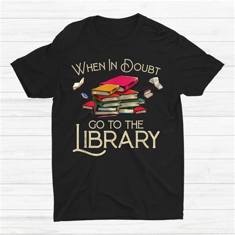 Library Book Reader Reading Librarian Shirt Teeuni