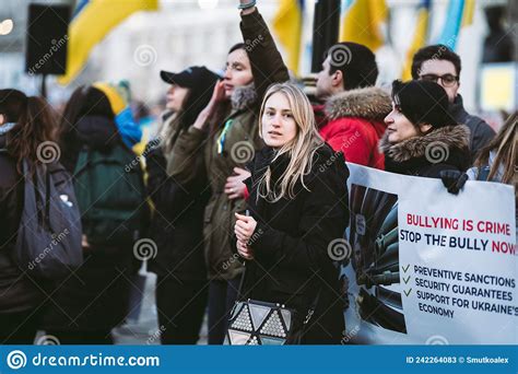 Ukraine People Protest Thousands Gather To Demand Tougher Sanctions On