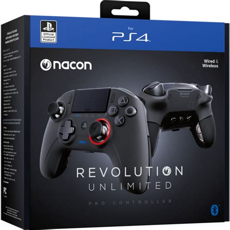 Nacon Ps4 Revolution Pro Unlimited Gaming Controller Bluetooth Ps4