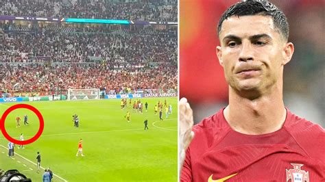 cristiano ronaldo accused of shameful act after portugal win at world cup flipboard