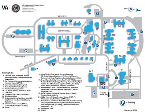 Campus Map Va Chillicothe Health Care Veterans Affairs