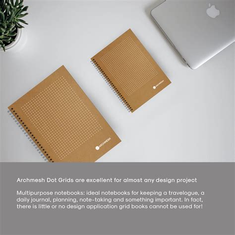 Archmesh A5 Dot Grid Notebook Dot Isometric Square Grid Notebooks