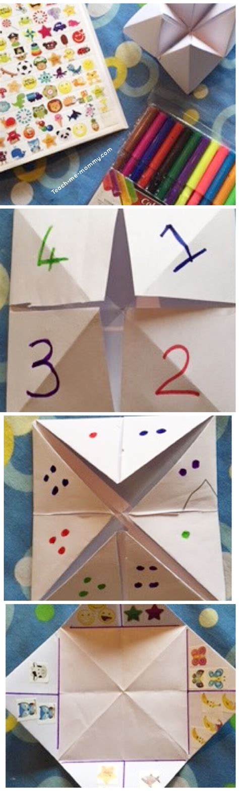 How To Make A Cootie Catcher Teach Me Mommy
