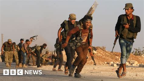 Syria Conflict Helicopter Drops Bombs On Turkish Backed Rebels Bbc