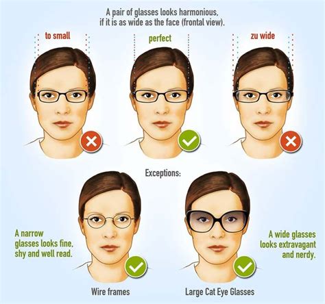 Wideness Of Glasses Brillen Rundes Gesicht Brille Gesichtsform Coole Brillen