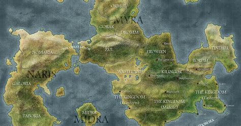 Dd World Map Fantasy