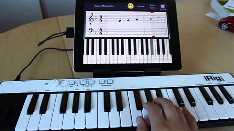 Piano Tutor For Ipad Irig Keys Demo Youtube