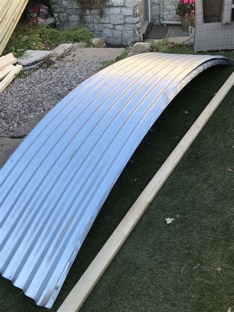 Galvanised Curved Roofing Sheets Were Custom Made To Span 24m Width