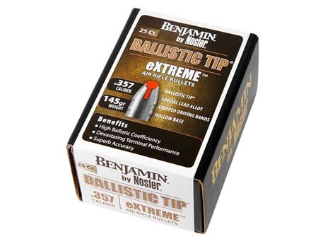 Benjamin Nosler Ballistic Tip Extreme 357 145gr 9mm Gunstore Vn