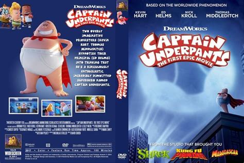 Captain Underpants The First Epic Movie 2017 Dvd Custom Cover Epic