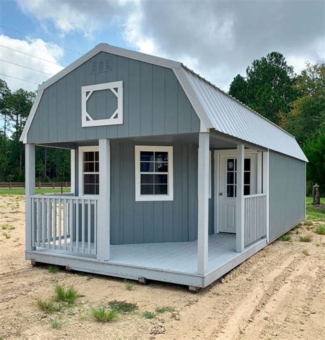 Side Lofted Barn Cabin Home Design Ideas