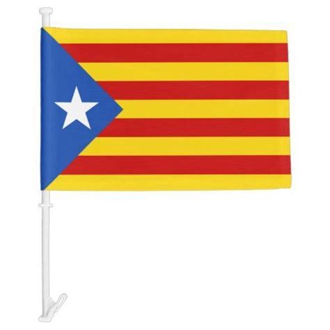 Catalonia Flag And Catalan La Senyera Estelada Zazzle Catalonia