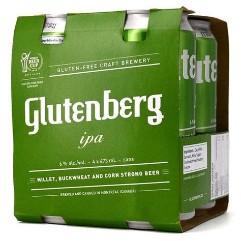 Glutenberg Gluten Free Ipa 4 Pack 16 Oz Noe Valley Wine And Spirits