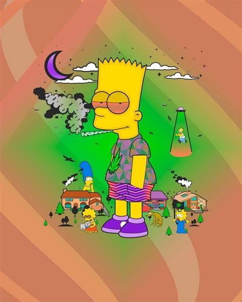 Simpsons Wallpaper Weed Bart Simpson Smoking Weed 890x1112 Wallpaper