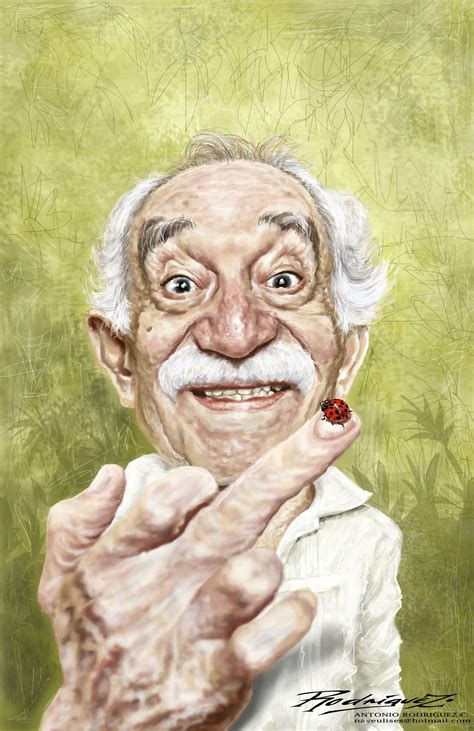 El Gabo Gabriel García Márquez Ilustración Digital Ilustraciones