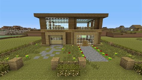 Survival house or not, we all need a beautiful home to live in. Minecraft - Awesome Wooden!! Survival House "Xbox Edition ...