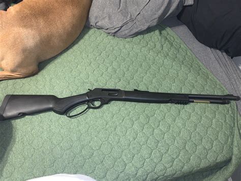 New Henry X 45 70 Came In First Lever Gun What Should Throw On It