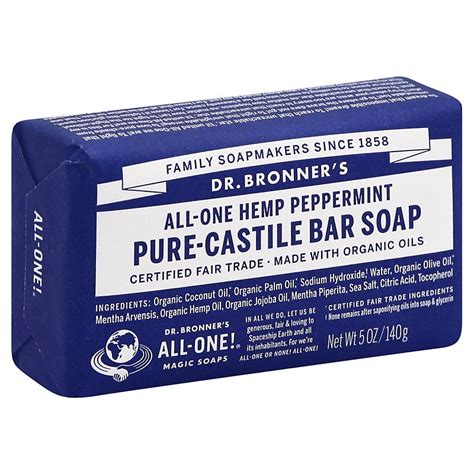 Dr Bronners Magic Soaps All One Hemp Peppermint Pure Castile Soap