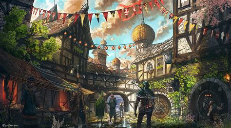 Medieval Buildings And Towns For Concept Art Inspiration