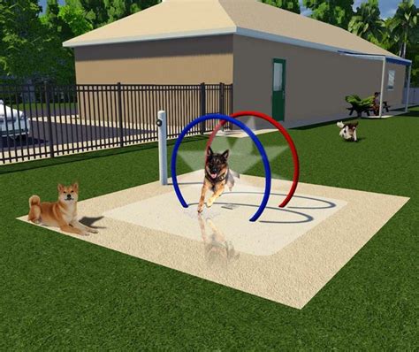 Dog Spray Park Features Usa H2o Fido Dog Playground Dog Friendly