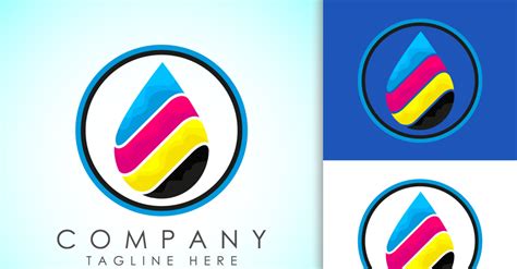 Digital Printing Logo Design Template8 Templatemonster