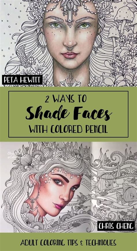 2 Ways to Shade Faces with Colored Pencils | Pencil drawing tutorials
