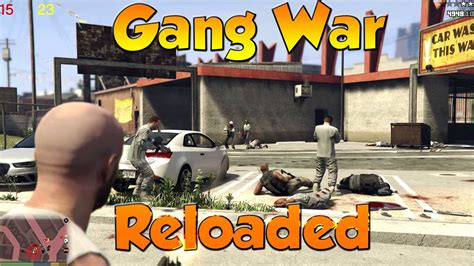 Gta 5 Pc Mods Gang War Reloaded Youtube