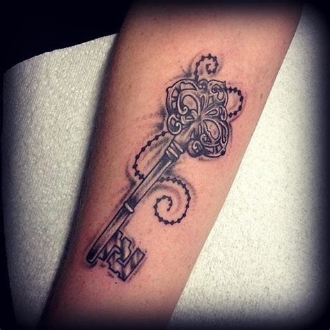 Antique Key Tattoo By Nevermore Ink On Deviantart Key Tattoo Designs