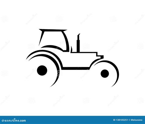 Tractor Logo Design Stock Vector Illustration Of Icon 138105251