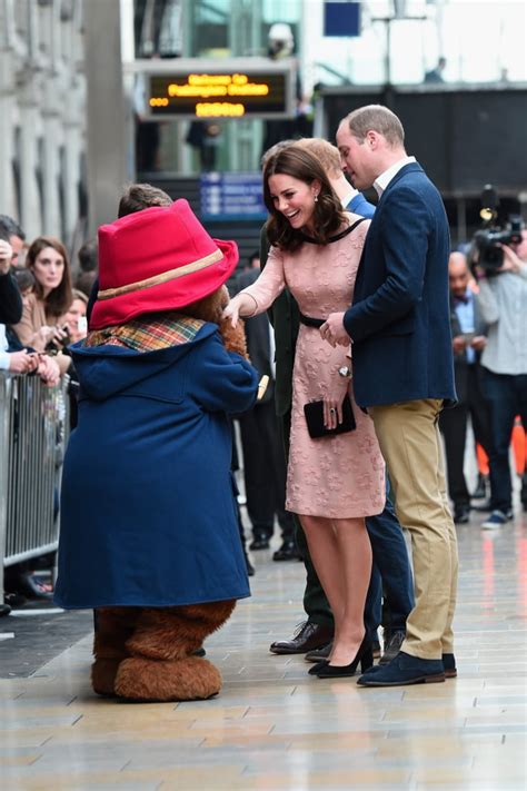 Kate Middleton Dancing With Paddington Bear Popsugar Celebrity