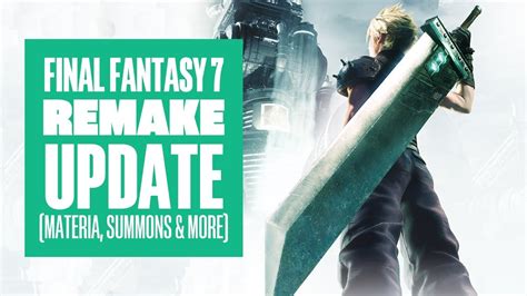 Final Fantasy 7 Remake Update First Look At Materia Summons Box Art