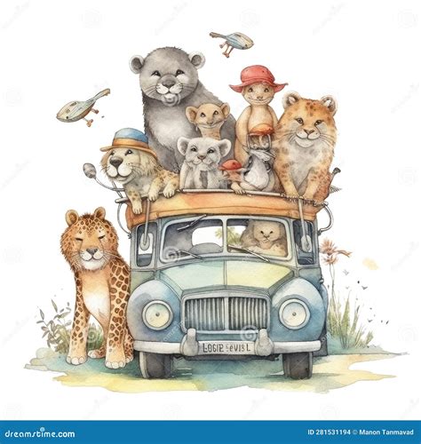 Embark on a Wild Adventure with a Stunning Watercolor Painting