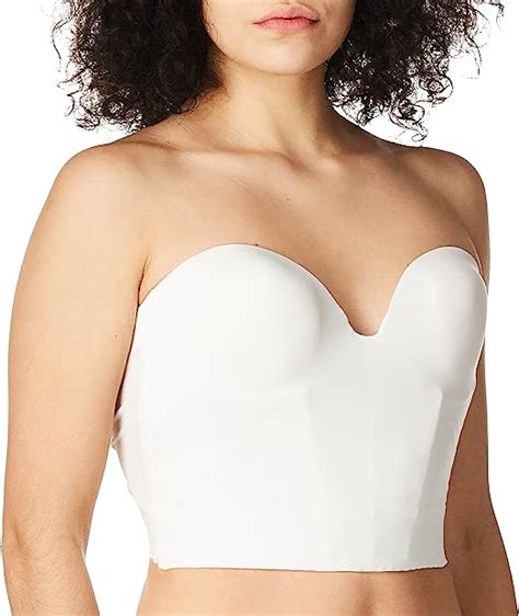 Carnival Women S Invisible Plunge Longline White C At Amazon Womens Clothing Store Bras