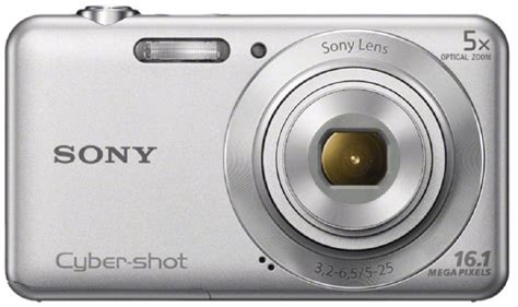buy sony cyber shot dsc w710 16 1mp point and shoot digital camera silver with camera case