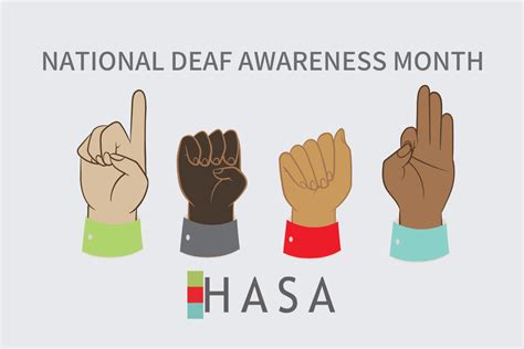 September Is National Deaf Awareness Month Hasa