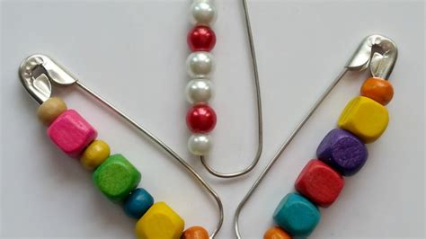 Make Colorful Beaded Safetypin Diy Crafts Guidecentral Youtube