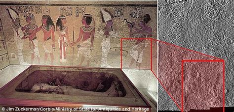 Tutankhamens Tomb May Have Been Built For A Woman Daily Mail Online
