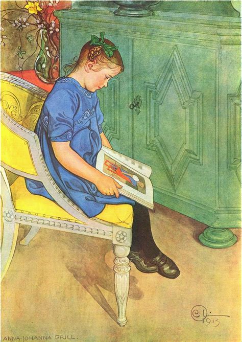 Reading And Art Carl Larsson