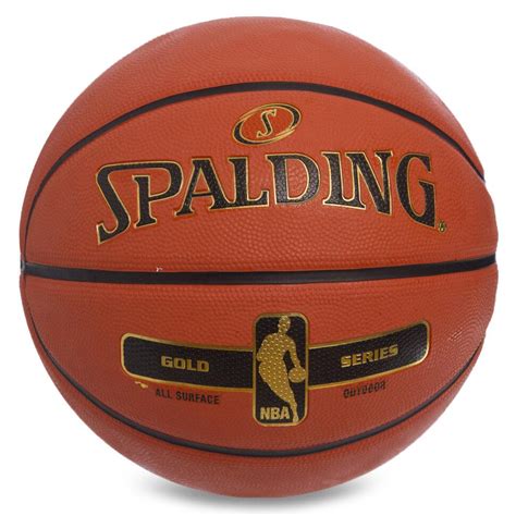 Buy Basketball Ball Spalding Nba Gold Series Outdoor 83492z №7 Orange