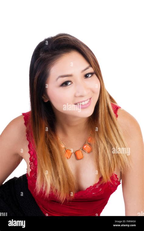 Girl Cleavage Hi Res Stock Photography And Images Alamy