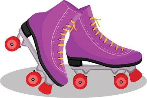 Top 60 Roller Skating Party Clip Art Vector Graphics And Illustrations