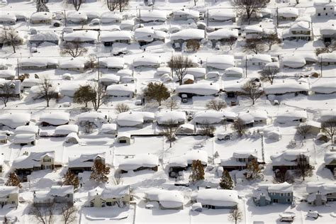 Snow Buries Area In Upstate New York The Boston Globe