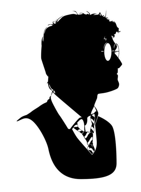Harry Standard Silhouette Art Print By Gtrichardson Harry Potter