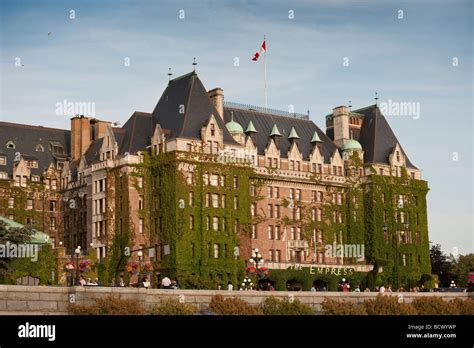 The Historic Empress Hotel In Victoria British Columbia Canada Is A